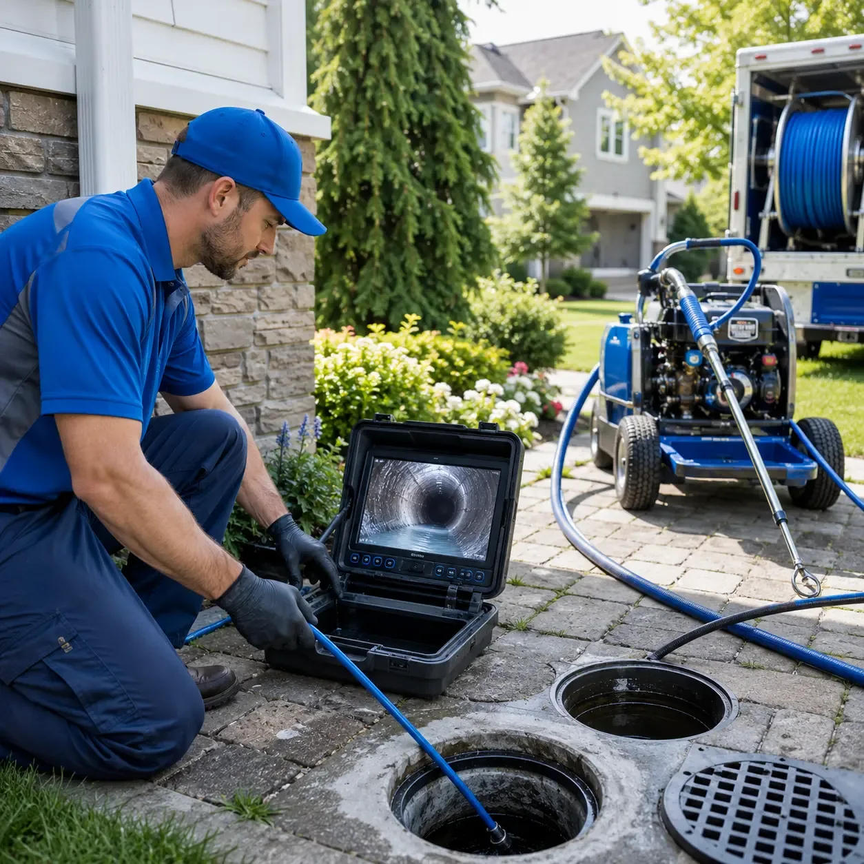 Outdoor drain cleaning professionals serving Westwood, MA