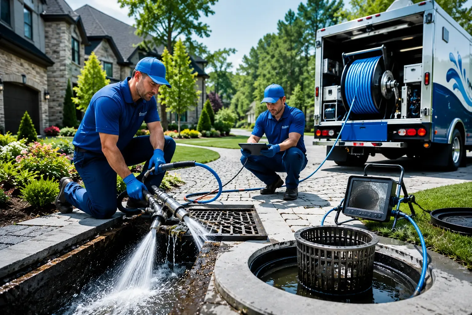 Local outdoor drain cleaning professionals in Westwood, MA